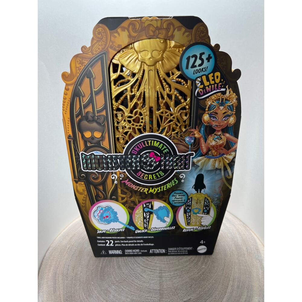 Monster High Cleo De Nile Doll 12.5" Skulltimate Secrets Monster Mysteries NIB